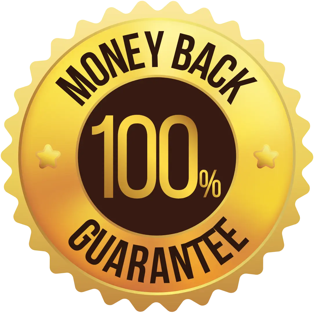 Moringa Magic money back guarantee badge